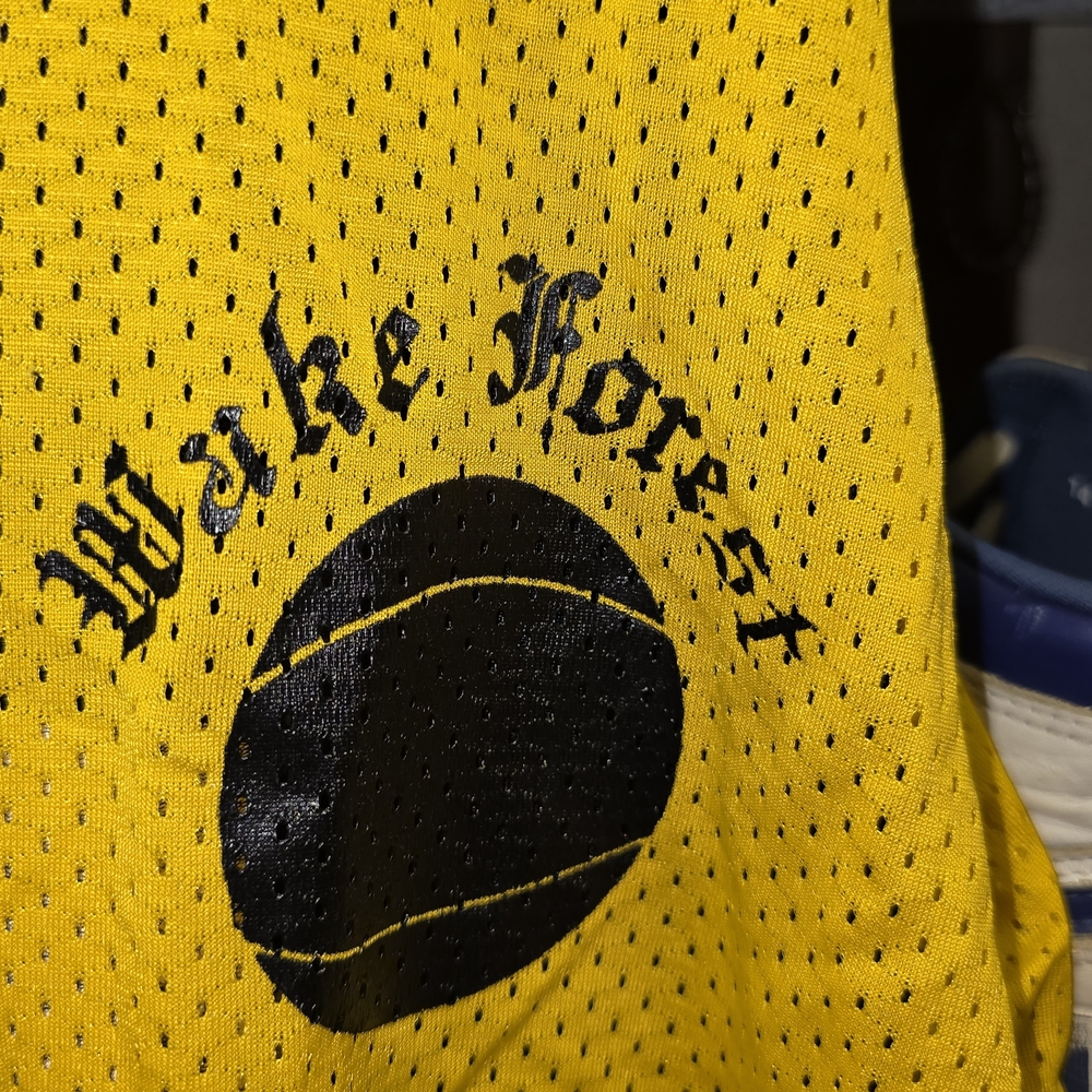 Wake Forest men's Basketball Mid 1980's Player Practice Jersey